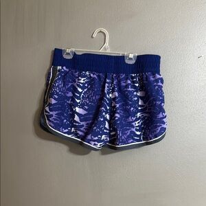 Under Armour Blue and Purple Athletic Shorts